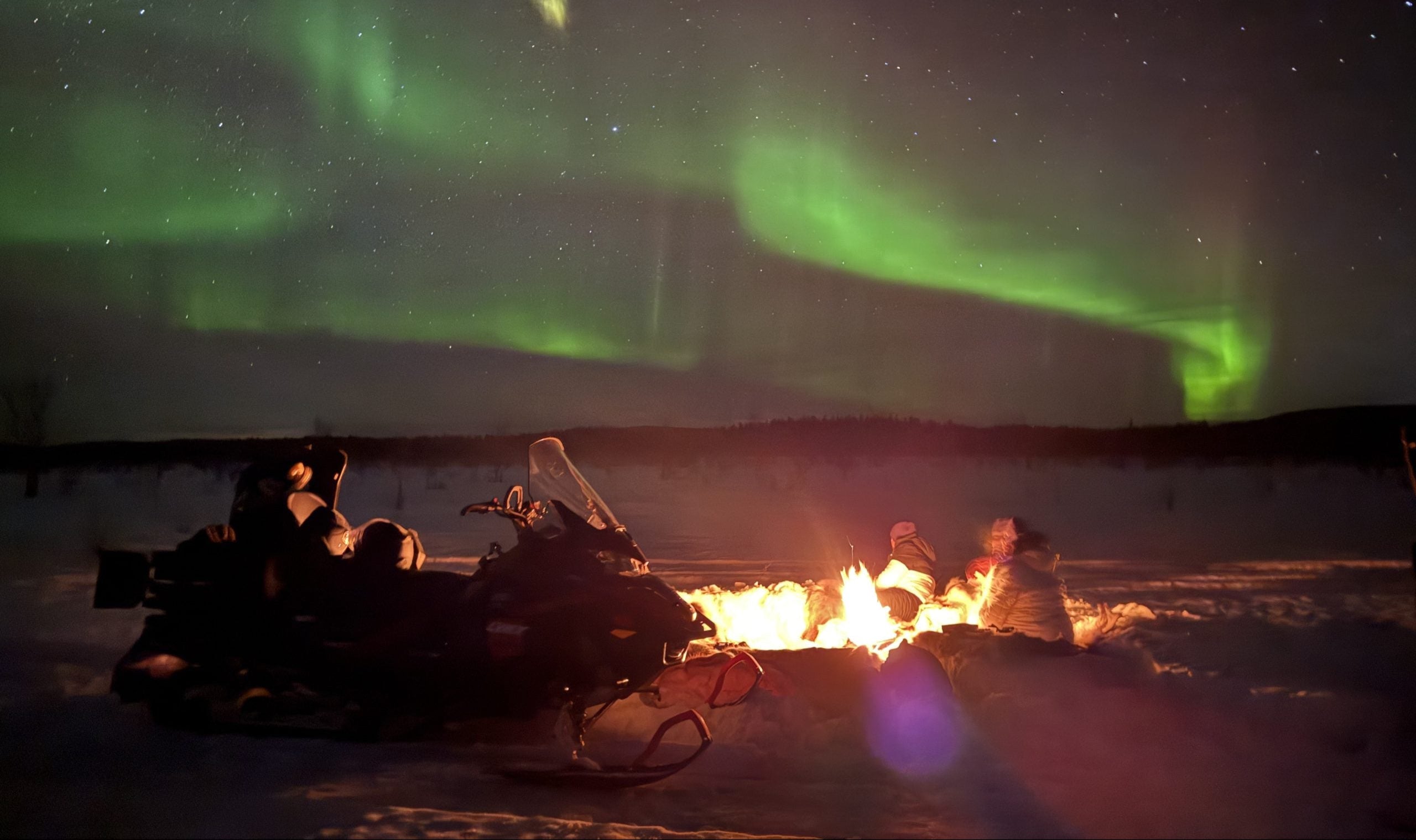Aurora Photography tour by Snowmobile from Överkalix - Swedish