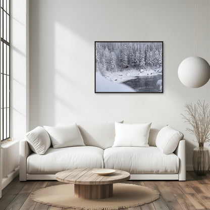 Jockfall's Main-pool during Winter