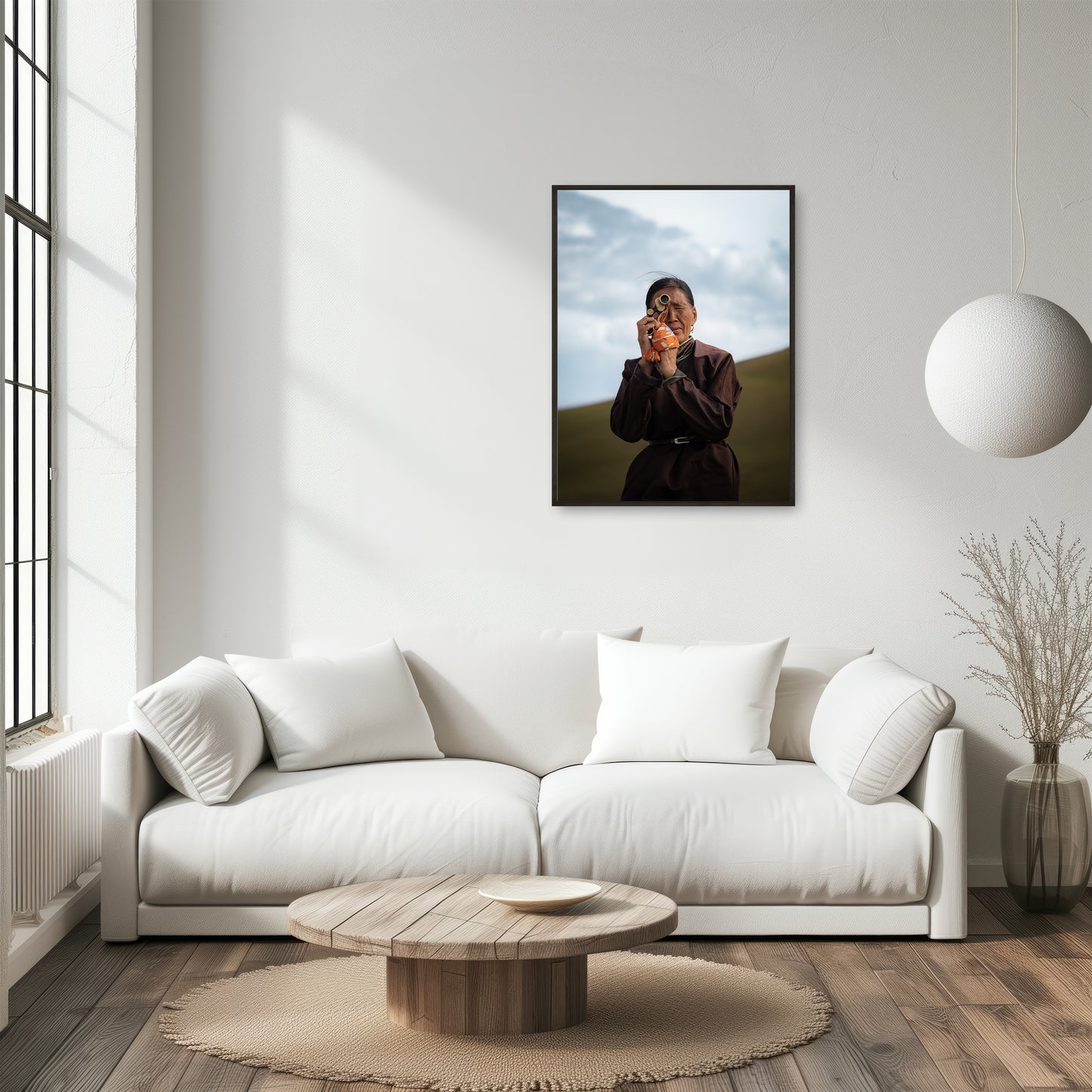 Mongolian Nomadic Shepherdess