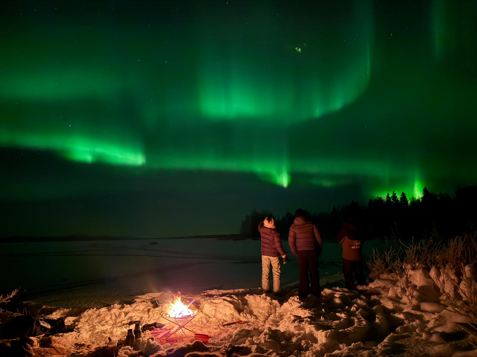 Aurora Photography tour by Snowmobile from Överkalix - Swedish