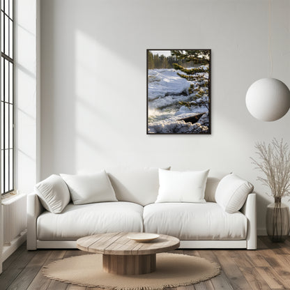 Storforsen during winter