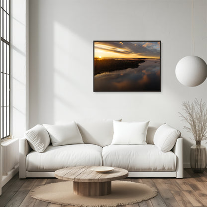 Sunrise Above the Kalix River