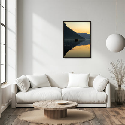 Norvegian Sunset in Lyngenfjord