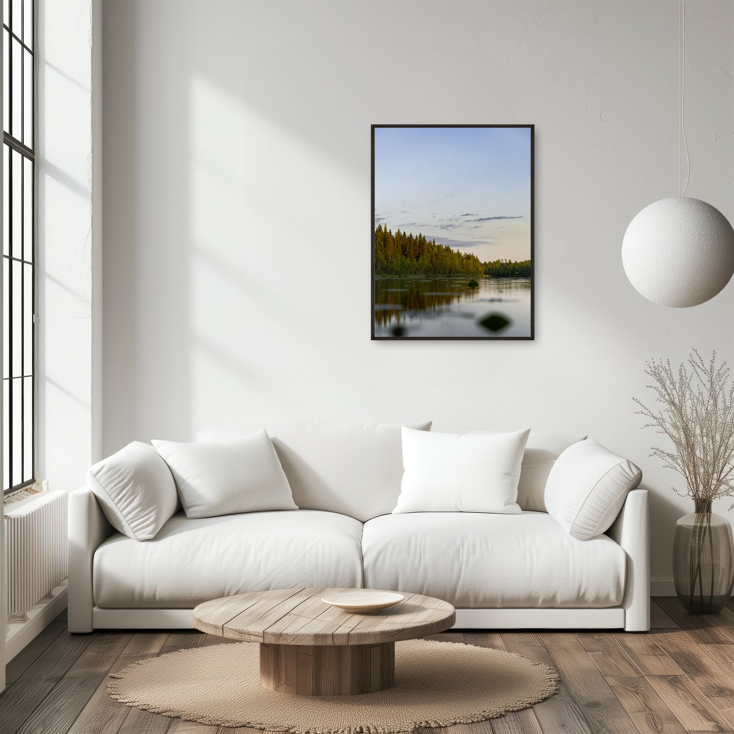 Swedish lake in summer