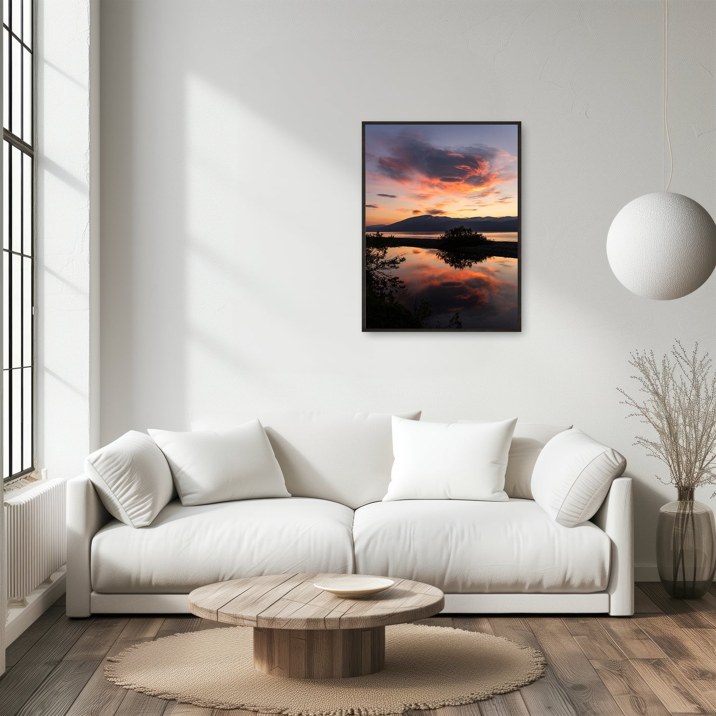 Sunset above the Torneträsk