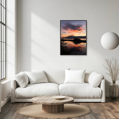 Sunset above the Torneträsk